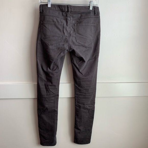 Scarlet Boulevard Dark Gray Skinny Jeans - Picture 2 of 7
